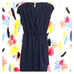 Ophelia Navy Large Wrap Dress